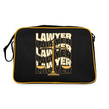 Avocat Conseiller juridique Procureur général Droit - Sac Retro - noir/or - Dos