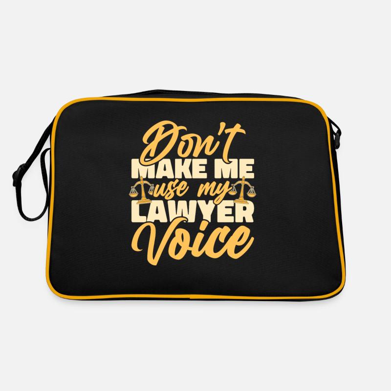 Ne m’oblige pas à utiliser mon avocat Voice Attorney Sac Retro