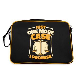 Juste une autre affaire que je promets au procureur général - Sac Retro - noir/or - Dos