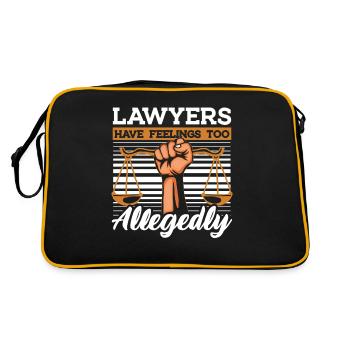 Les avocats ont l’impression d’être trop prétendument des conseillers juridiques - Sac Retro - noir/or - Dos