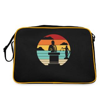 Rétro Conseiller juridique Procureur général Droit - Sac Retro - noir/or - Dos