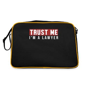 Faites-moi confiance, je suis avocat, procureur général, juridique - Sac Retro - noir/or - Dos