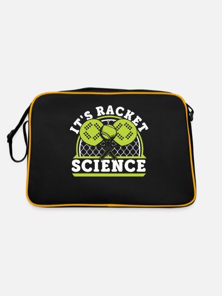 It's Racket Science Paddleball Paddle Tennis Padel - Retro Bag - black/gold - Back
