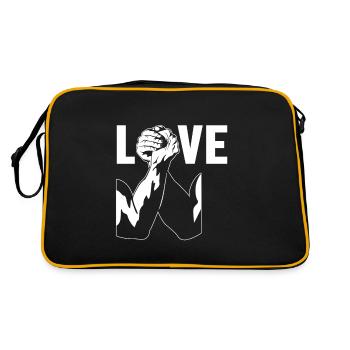 Love Techniques Exercise Hand Wrestling Arm - Retro Bag - black/gold - Back