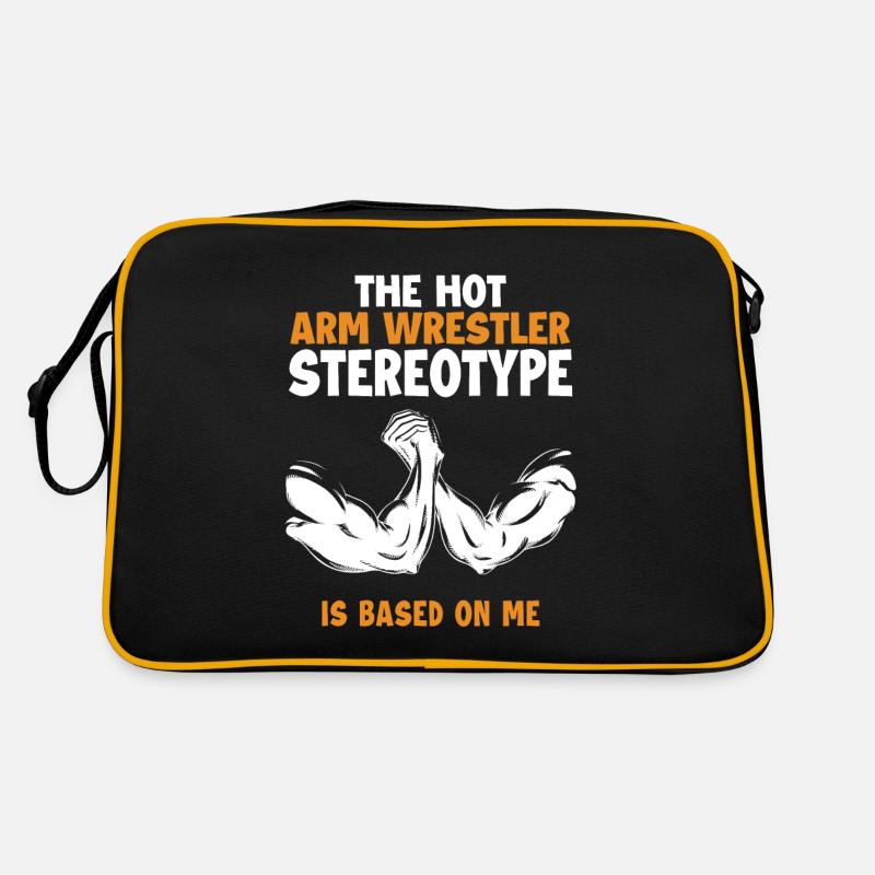 Le stéréotype du bras de fer est basé sur moi Trainer Sac Retro
