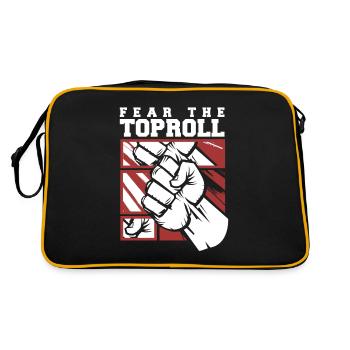 Fear The Toproll Hand Wrestling Techniques Arm - Retro Bag - black/gold - Back