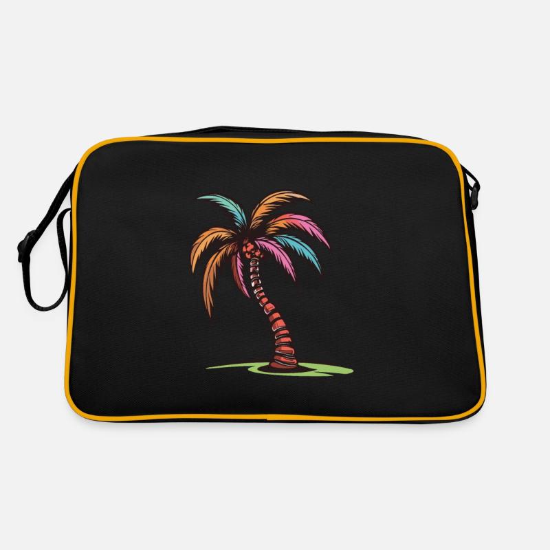 Palm Tree Holiday Icon Retro Bag