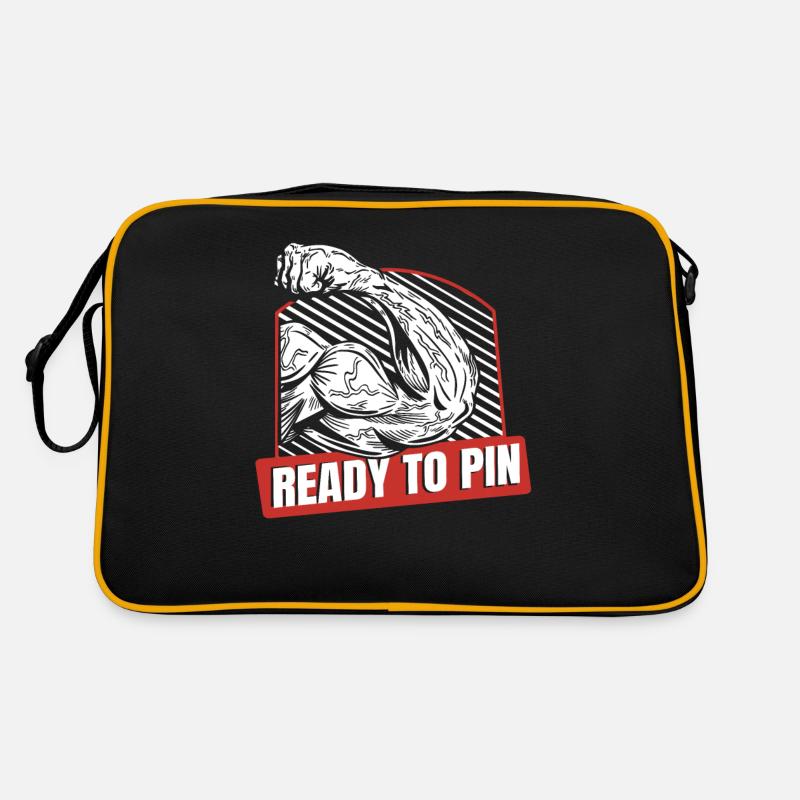 Prêt à épingler les techniques de lutte à main Trainer Sac Retro