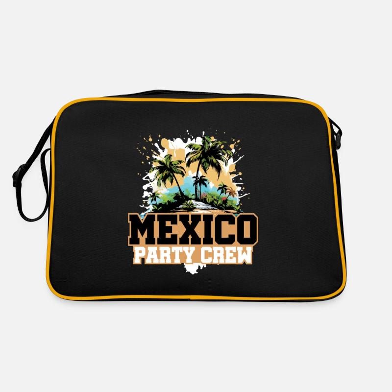 Mexiko Party Crew Urlaub Retro Tasche