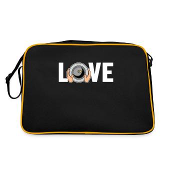 Love Prospecting Miner Placer Mining Prospector - Retro Bag - black/gold - Back
