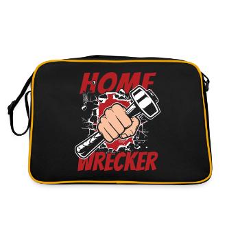 Home Wrecker Home Improvement Home Wrecker House - Sac Retro - noir/or - Dos