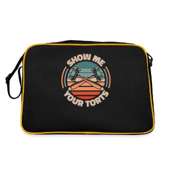 Montrez-moi vos délits Études juridiques Faculté de droit Droit - Sac Retro - noir/or - Dos