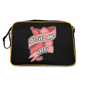 Bypass gastrique bariatrique à manchon et heureux - Sac Retro - noir/or - Dos