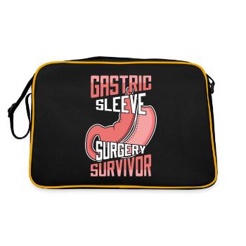 Chirurgie de la sleeve gastrique Survivant Bariatrique Gastrique - Sac Retro - noir/or - Dos