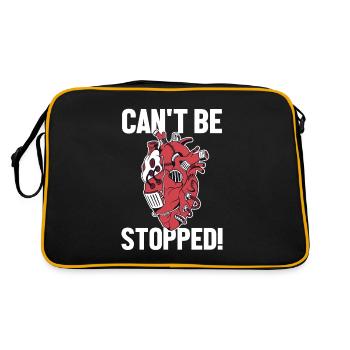 Can’t Be Stop Transplant Pacemakers à cœur ouvert - Sac Retro - noir/or - Dos