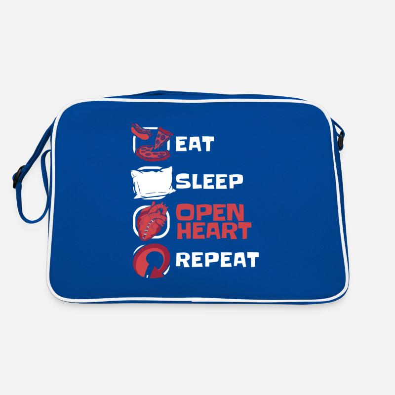 Eat Sleep Open Heart Repeat Catheter Open Heart Retro Bag
