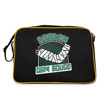 Bras cassé Escouade Bras cassé Jambe Os cassé Os - Sac Retro - noir/or - Dos
