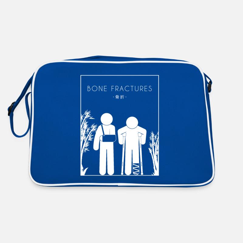 Knochenbrüche Chinesischer Hanzi-Knochenbruch Retro Tasche