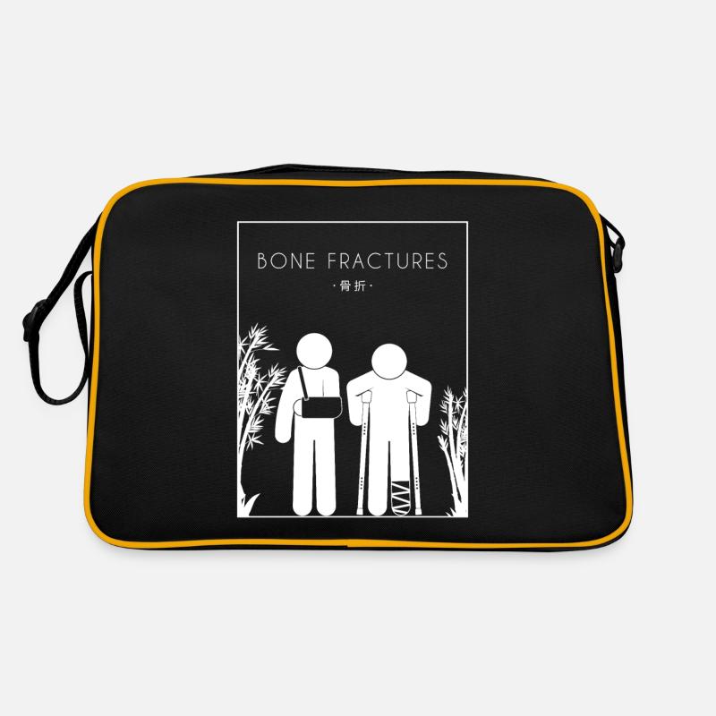 Knochenbrüche Chinesischer Hanzi-Knochenbruch Retro Tasche
