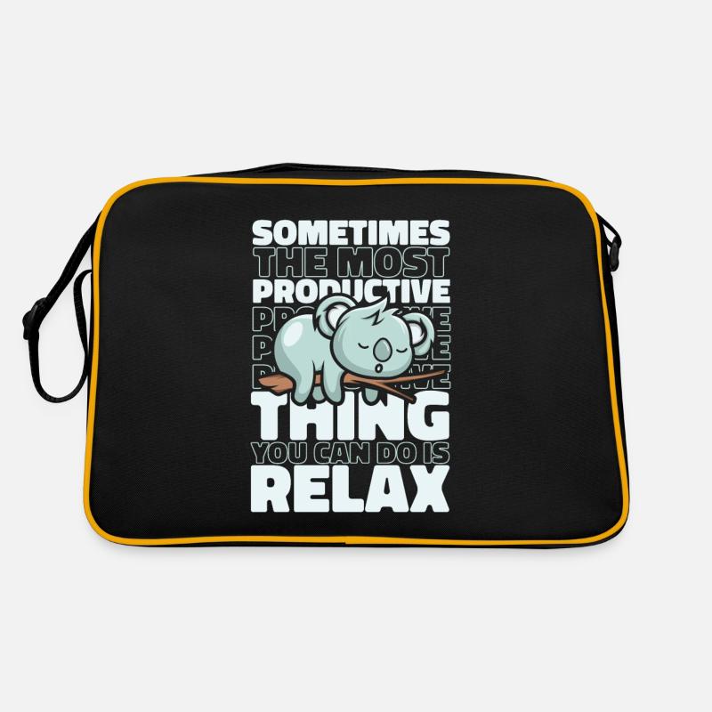 La chose la plus productive est de se détendre Koalabear Sac Retro
