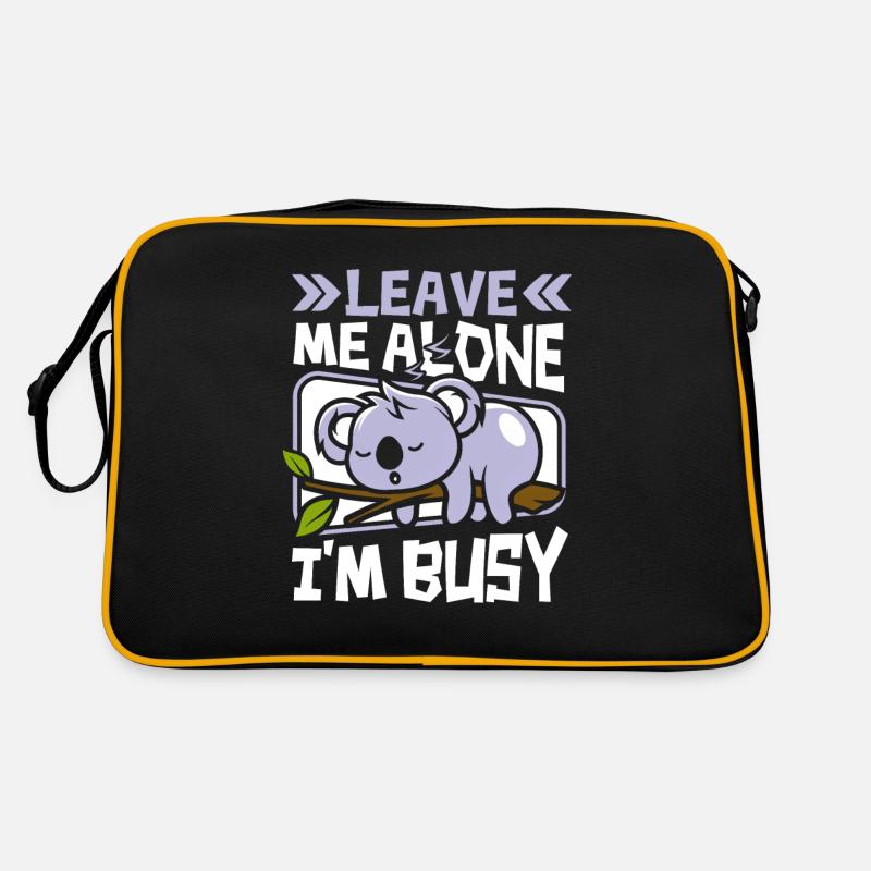 Laisse-moi tranquille, je suis occupé Koalabear Eucalyptus Sac Retro