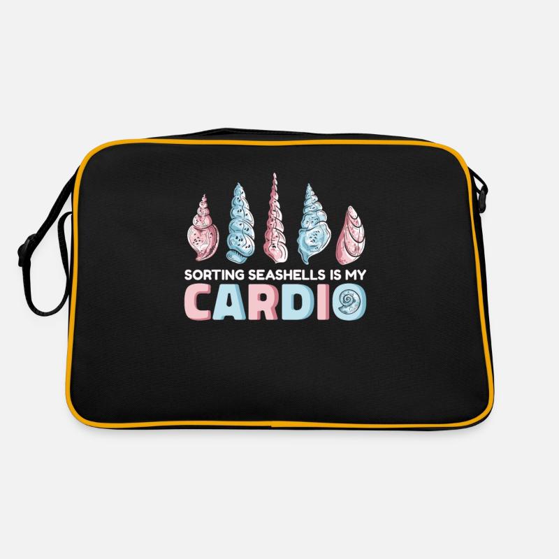 Sorting Seashells Is My Cardio Bivalvia Seashell Retro Bag