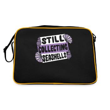 Still Collecting Seashells Shell Hunter Seashell - Retro Bag - black/gold - Back