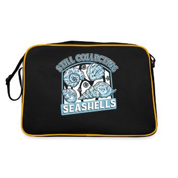 Still Collecting Seashells Shell Hunter Seashell - Retro Bag - black/gold - Back