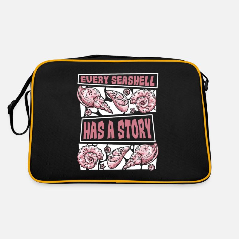 Every Seashell Has A Story Shell Hunter Seashell Retro Bag