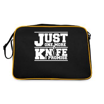 Juste un couteau de plus, je promets couteau de boucher couteau - Sac Retro - noir/or - Dos