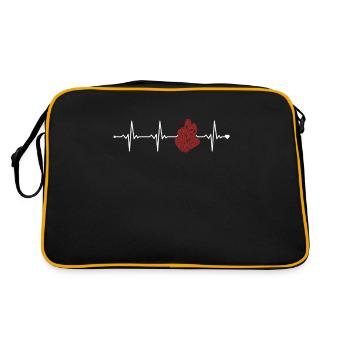 Mineral Collecting Heartbeat Geologist Mineral - Retro Bag - black/gold - Back