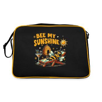 Bee lovers Beekeepers Nature lovers Beekeepers - Retro Bag - black/gold - Back