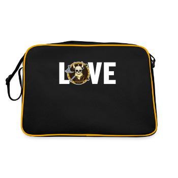 LARP Love LARPing Armor Weapons Character LARP - Retro Bag - black/gold - Back