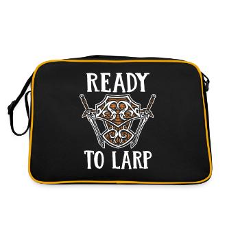 Ready To LARP LARPing Armor Weapons Character LARP - Retro Bag - black/gold - Back