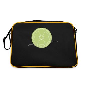 Lineart Energy Uranium Nuclear Power Plant - Retro Bag - black/gold - Back