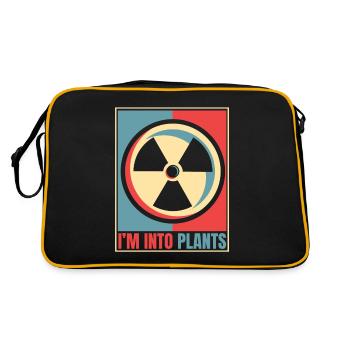 I'm Into Plants Energy Uranium Operator Nuclear - Retro Bag - black/gold - Back