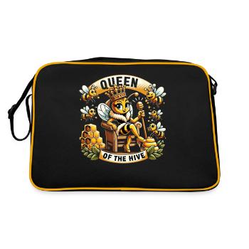Bee Lover Beekeeper Beekeeper - Retro Bag - black/gold - Back