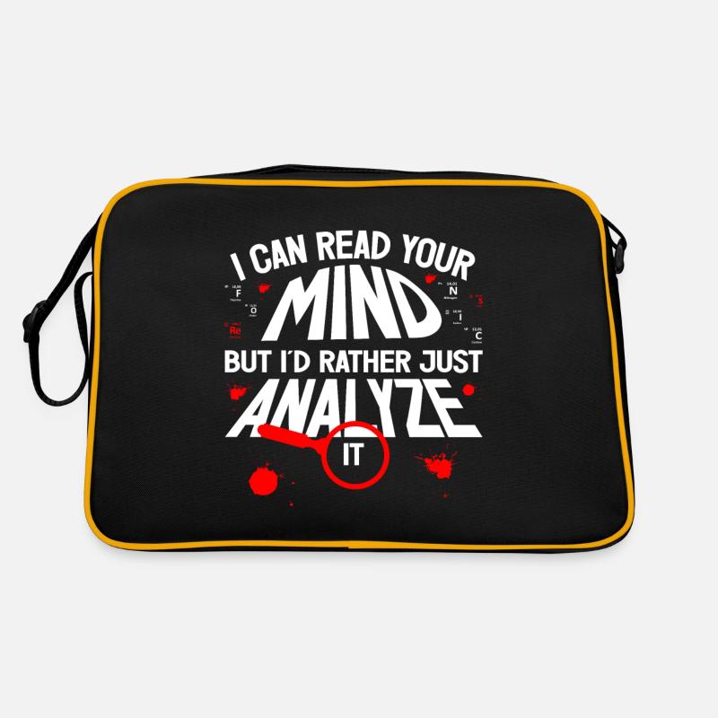 Je peux lire dans vos pensées Professionnel Forensic Gift Sac Retro