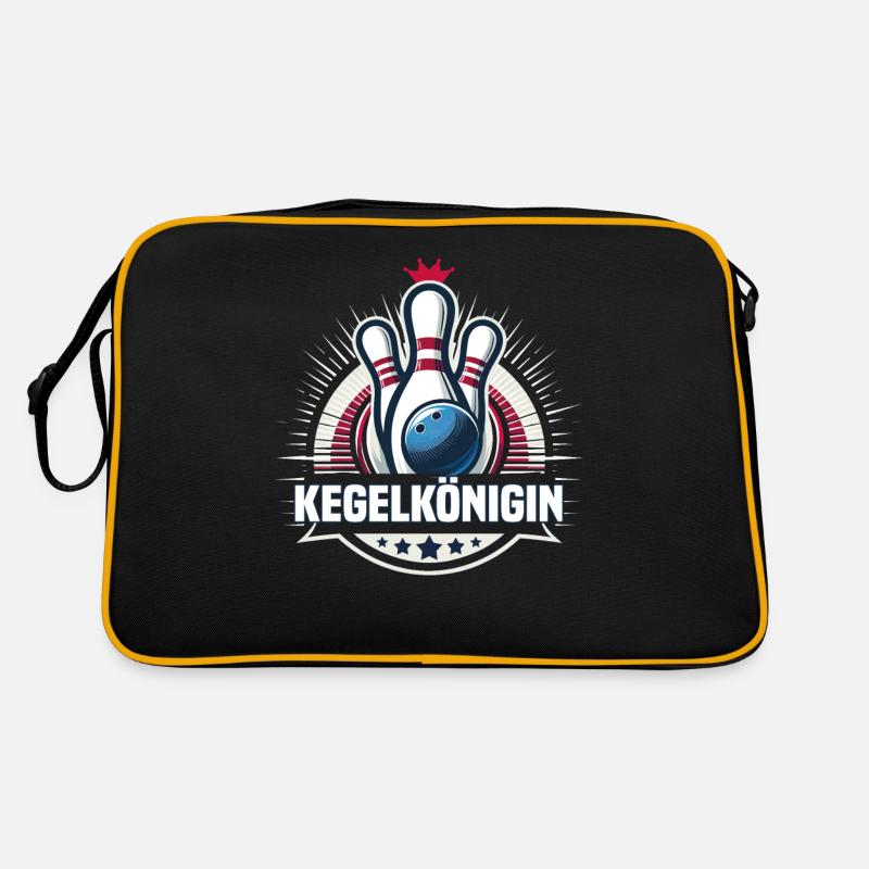 Bowling Queen Bowling Club Design pour le bowling Sac Retro