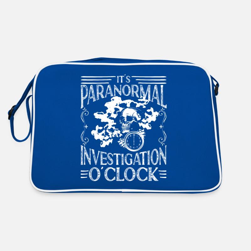 Paranormal Investigation O'Clock Ghost Hunter Gift Retro Bag
