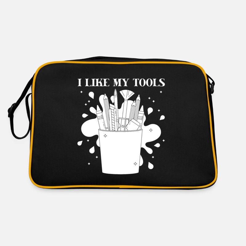 Funny Art Painter I Like My Tools Drawing Gifts Retro Bag