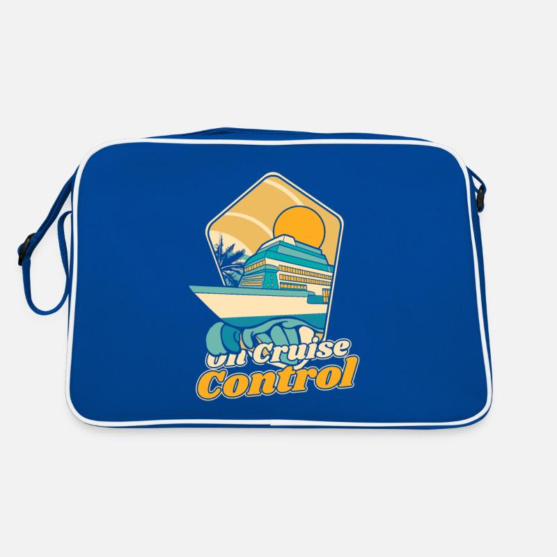 On Cruise Control Cruise Ship Cruising Crew Retro Bag