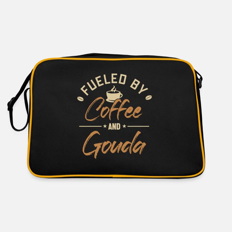 Alimenté par le café et le gouda Maker Queso Lover Sac Retro
