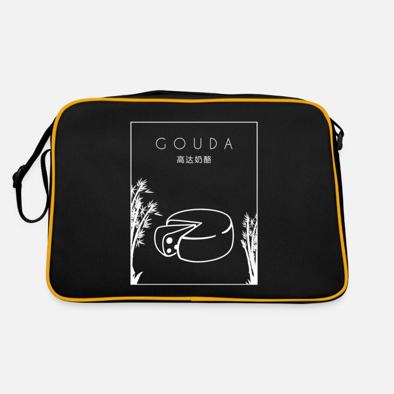 Gouda chinois Hanzi Queso fromager Sac Retro