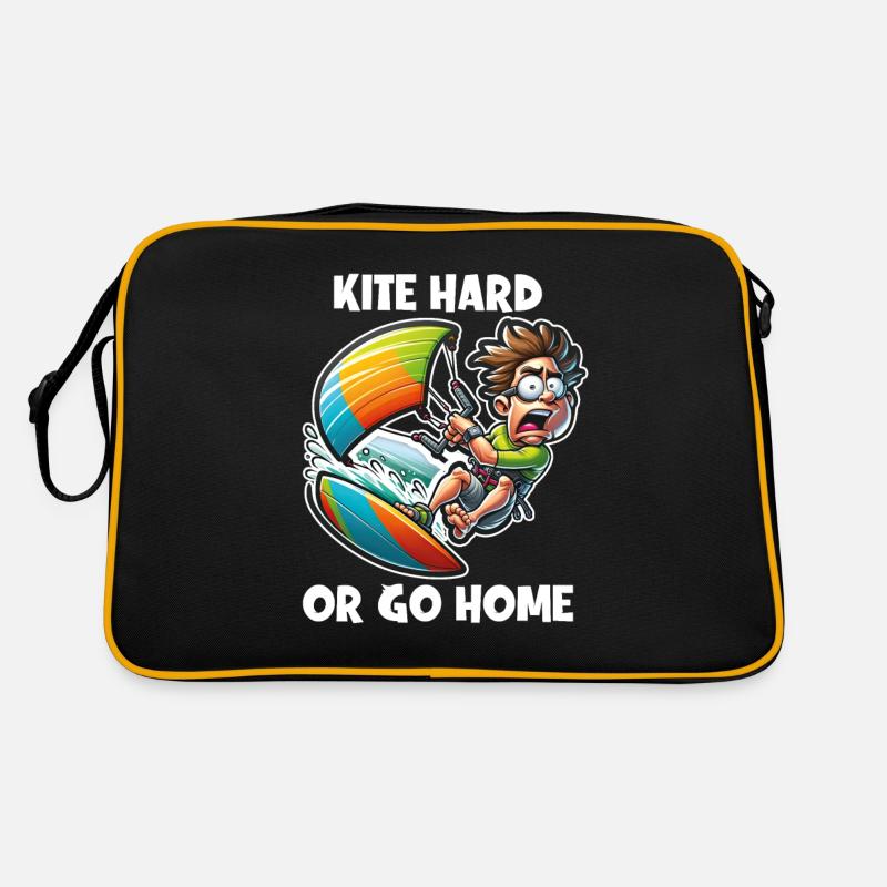 Kitesurfing Kite hard or go home Retro Bag