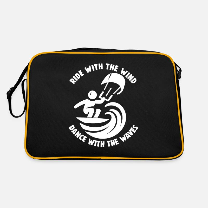 Kitesurf Ride avec le vent Kitesurfer Sac Retro