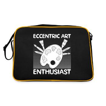 Peintre d’Art drôle Dessin d’amateur d’Art excentrique - Sac Retro - noir/or - Dos