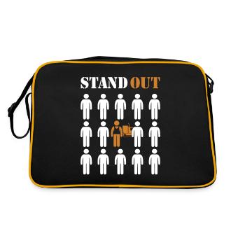 Stand Out Trucker Legends Truckie Lover Truck - Retro Bag - black/gold - Back