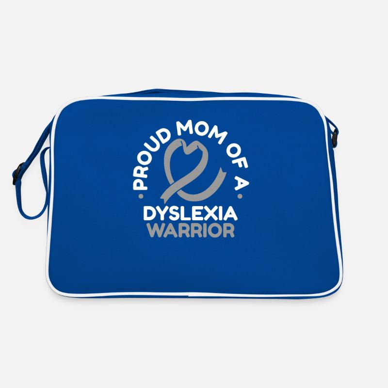 Stolze Mutter eines Legasthenie-Kriegers Legasthenie-Apraxie Retro Tasche