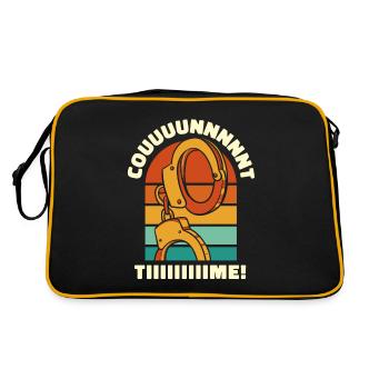 Garde de prison Retro Count Time - Sac Retro - noir/or - Dos